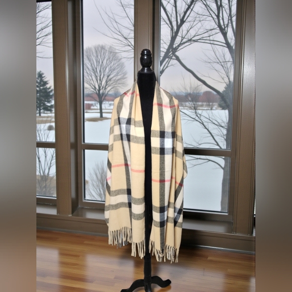 Pashmina Scarf 100% Cashmere- Camel - Picture 2 of 2